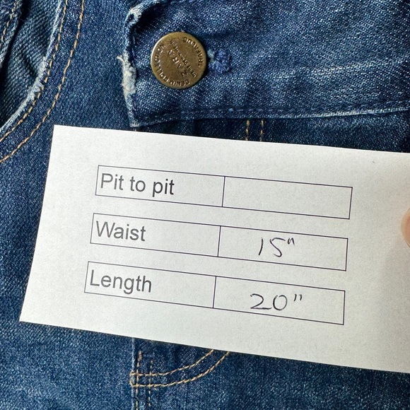 Zara Distressed Asymmetrical Waist Denim Mini Skirt Blue - Picture 10 of 10